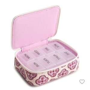 Vera Bradley Evening Garden Travel Pill Case